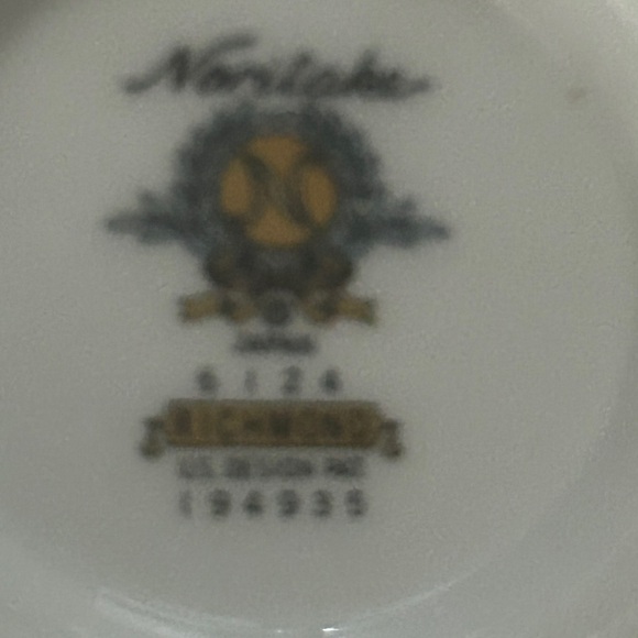 Vtg Albany by Noritake (Nippon) Round Serving Bowl with 5 Berry/Dessert … - Picture 4 of 7